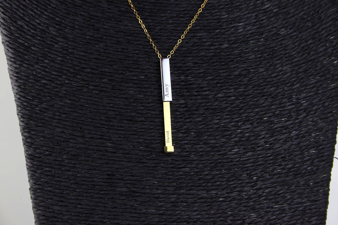 Hidden Name Push Up Necklace
