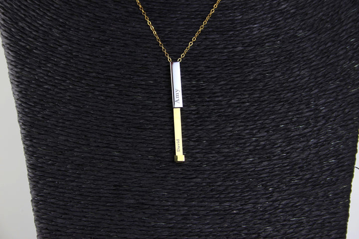 Hidden Name Push Up Necklace
