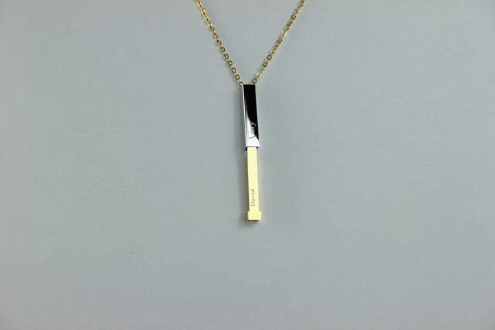 Hidden Name Push Up Necklace