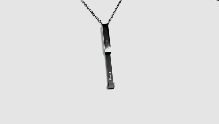 Hidden Name Push Up Necklace