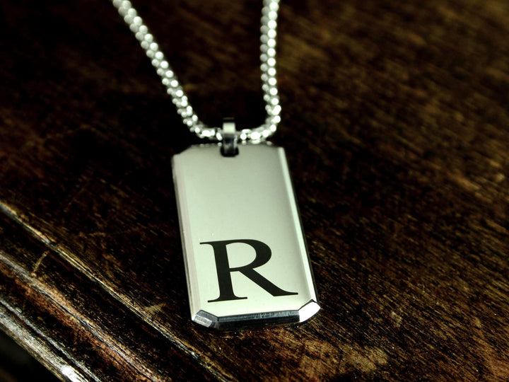 Silver Initials Pendant