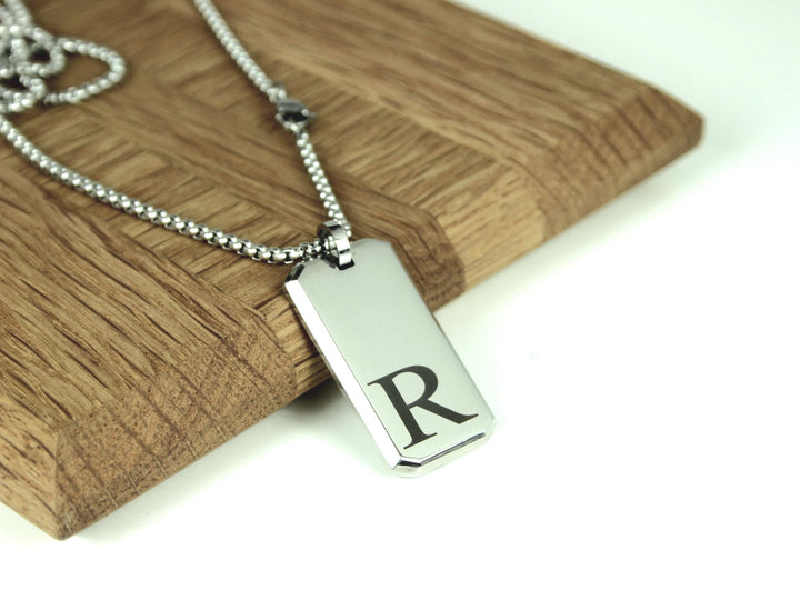 Silver Initials Pendant