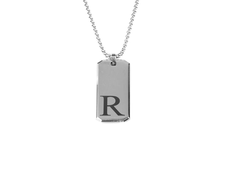 Silver Initials Pendant
