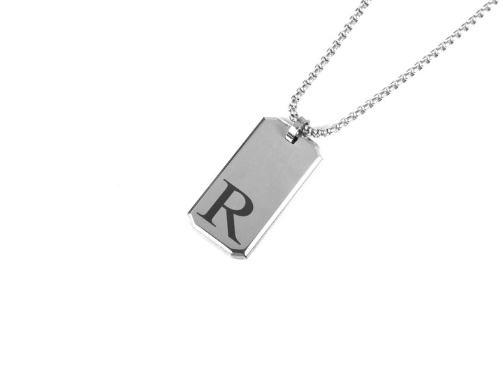 Silver Initials Pendant