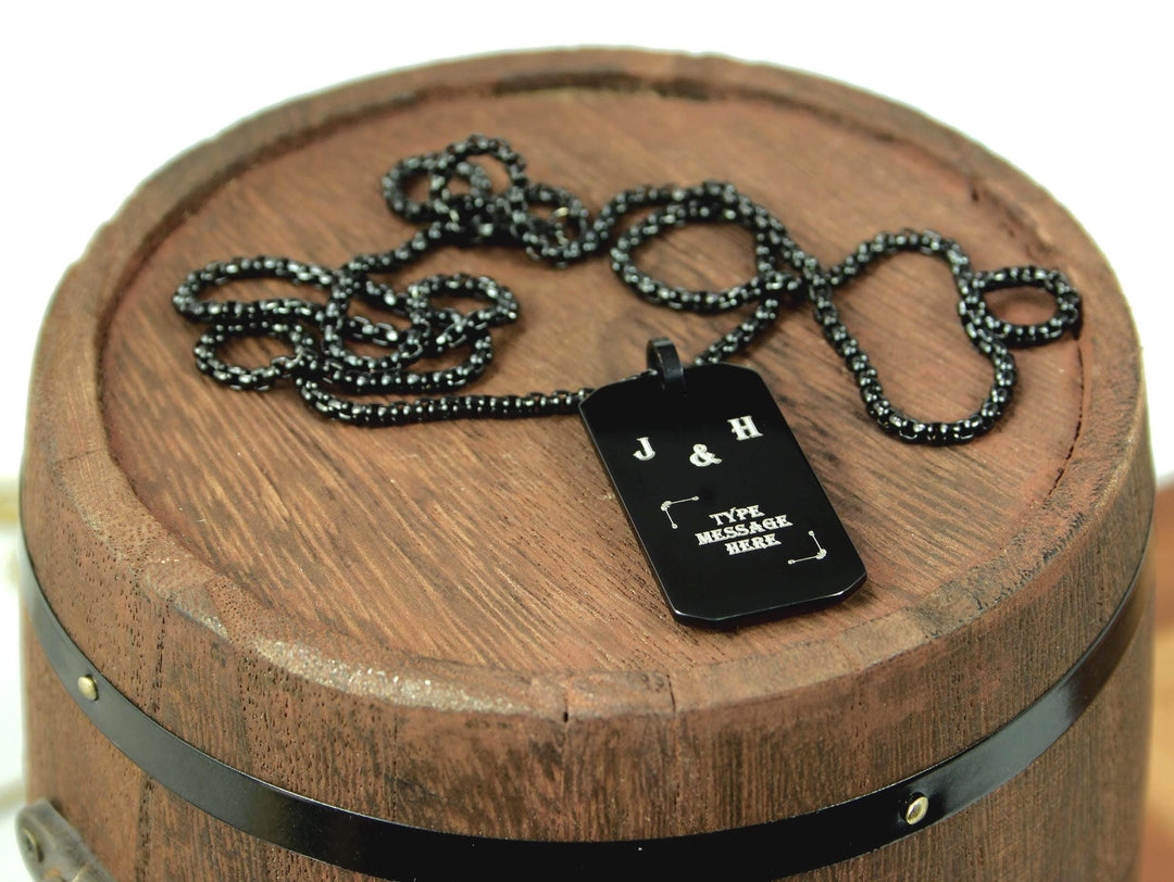 Personalised Initials Couples Necklace