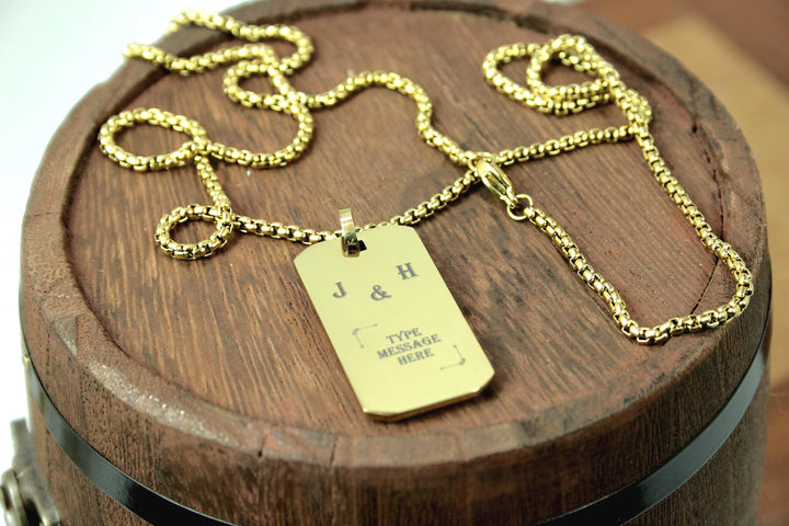 Personalised Initials Couples Necklace