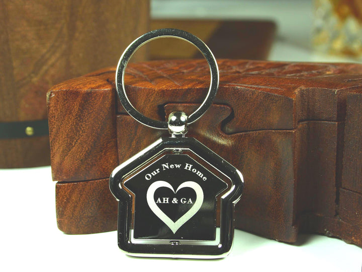 New Home Keyring for Couples