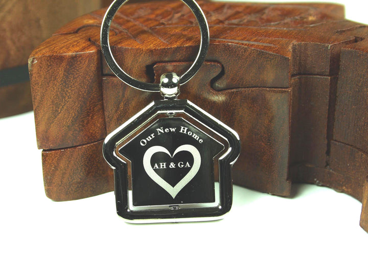 New Home Keyring for Couples