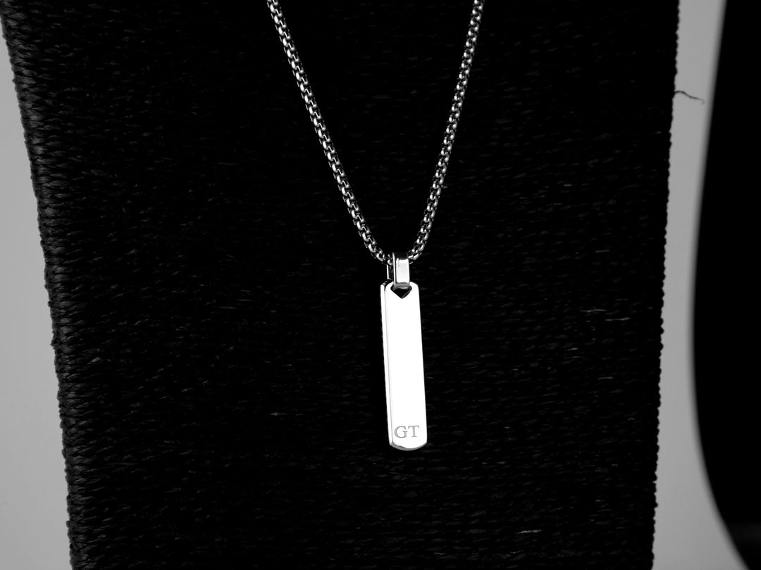 Personalised Bar Pendant tattoo Print