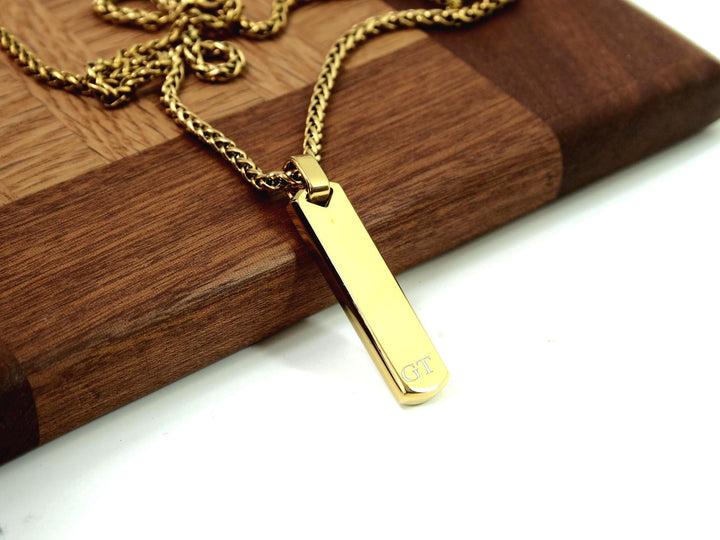 Personalised Initial Bar Necklace