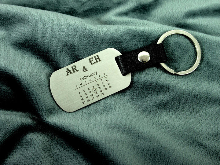 Couples Date Charm Dog Tag