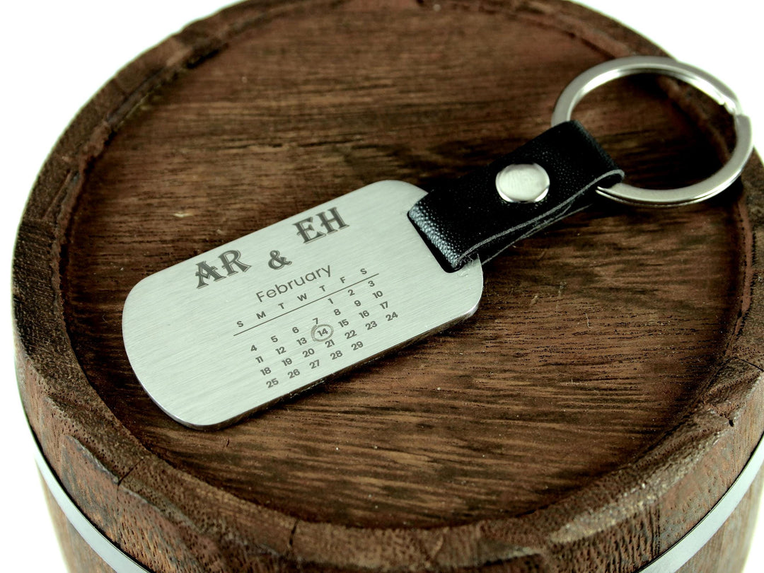 Couples Date Charm Dog Tag
