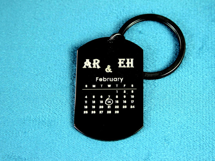 Personalised Calendar Keychain