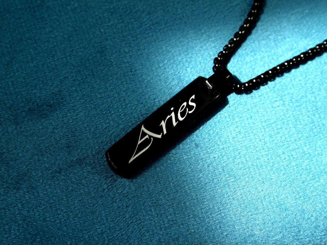 Personalised Zodiac Bar Necklace