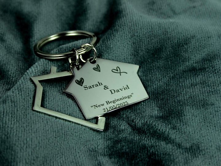 Double House Keychain