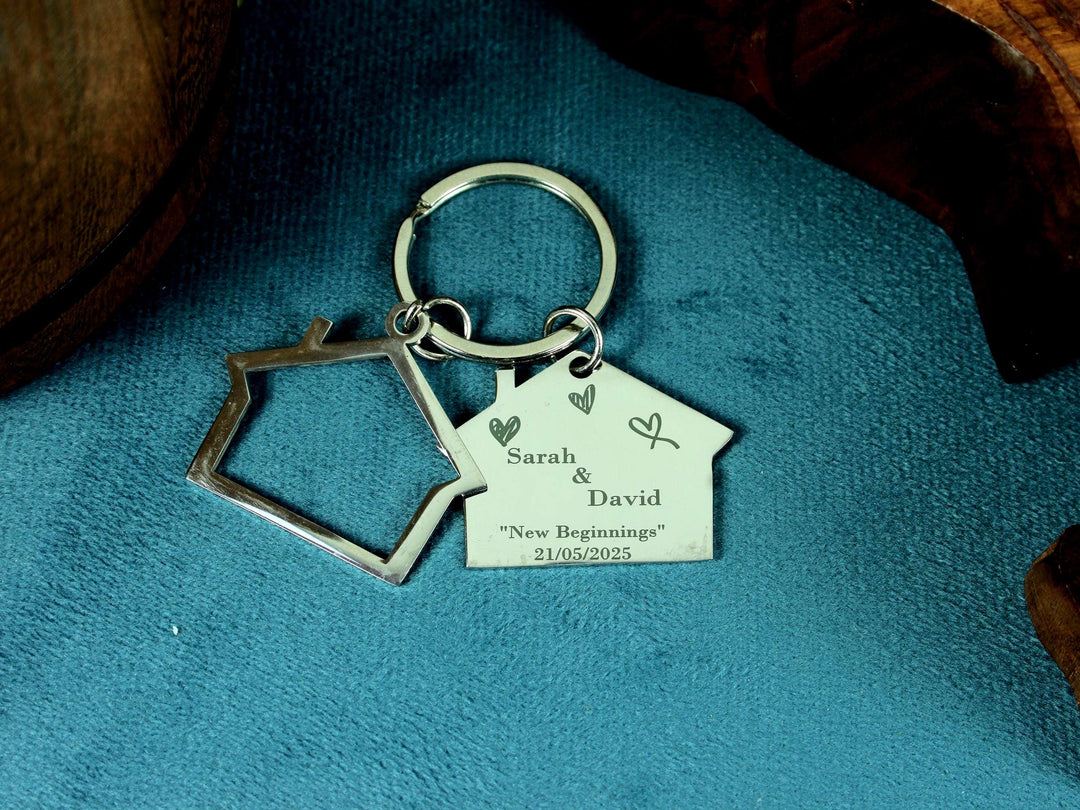 Double House Keychain