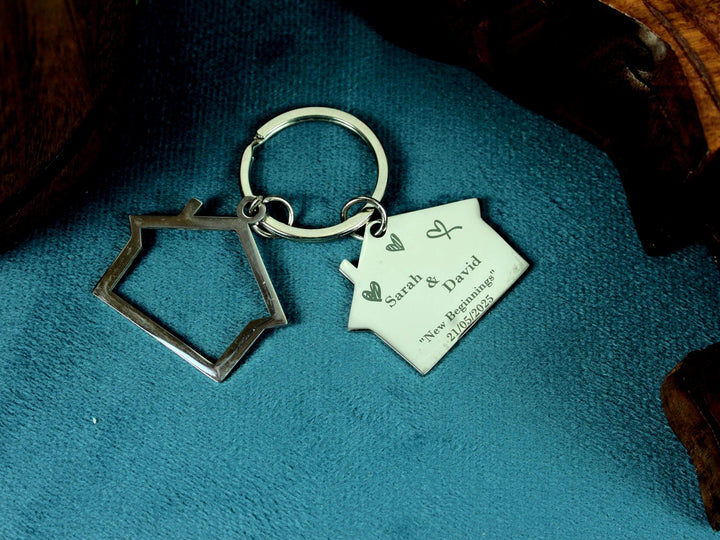 Double House Keychain