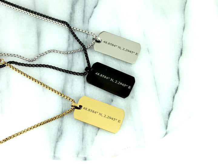 Coordinate Pendant Necklace