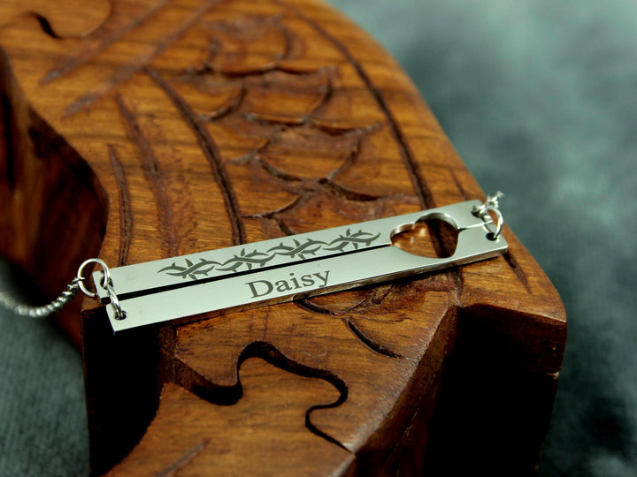 Barbed Wire Tattoo Necklace