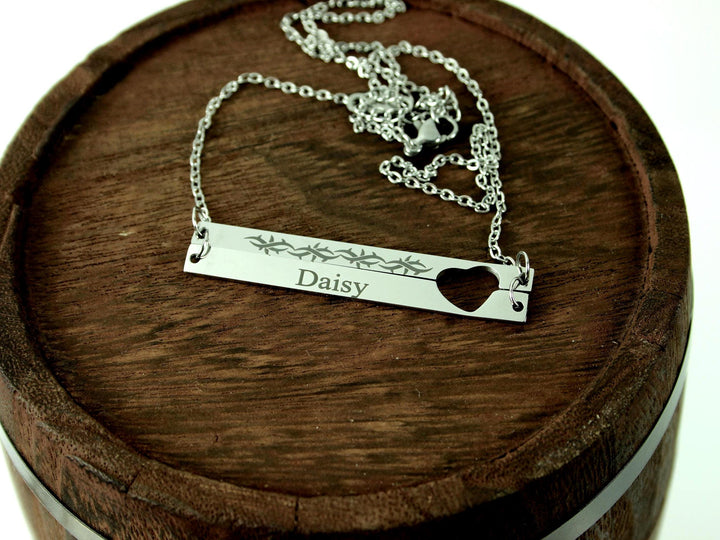 Barbed Wire Tattoo Necklace