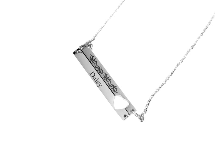 Barbed Wire Tattoo Necklace