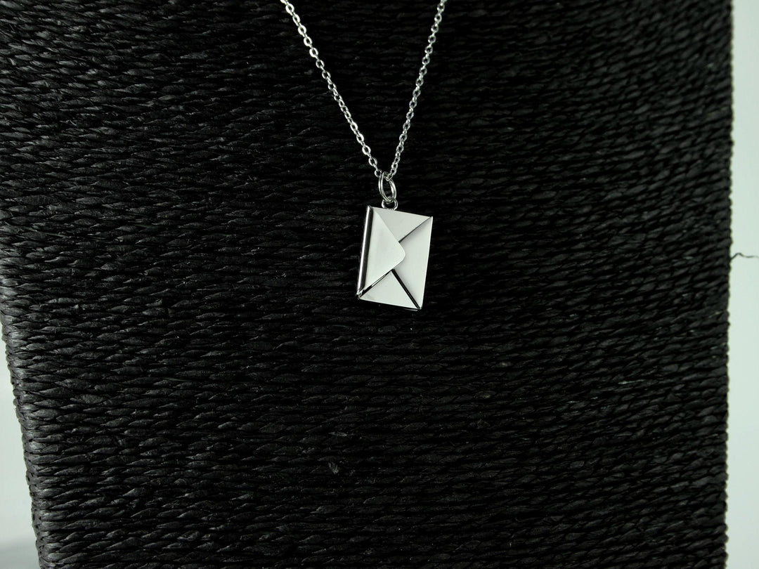 Custom Letter Necklace, Hidden Roman Numerals