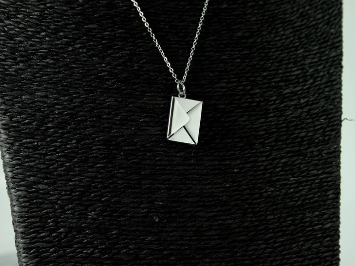 Custom Letter Necklace, Hidden Roman Numerals