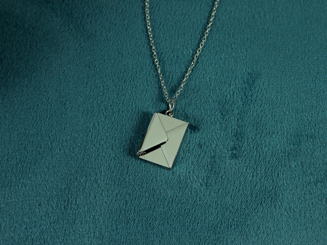 Custom Letter Necklace, Hidden Roman Numerals