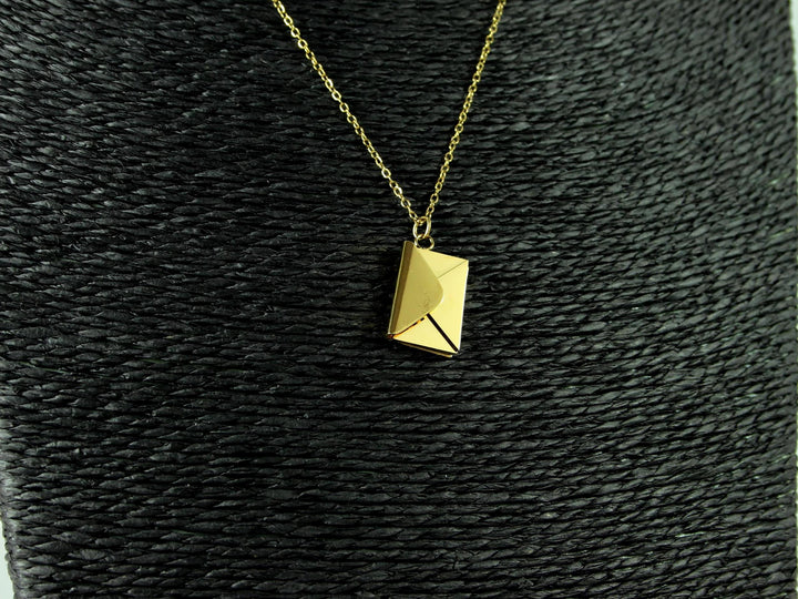 Gold Letter Necklace, Custom Roman Numerals Inside