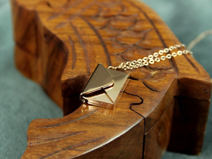 Rose Gold Letter Roman Numerals Engraved Necklace