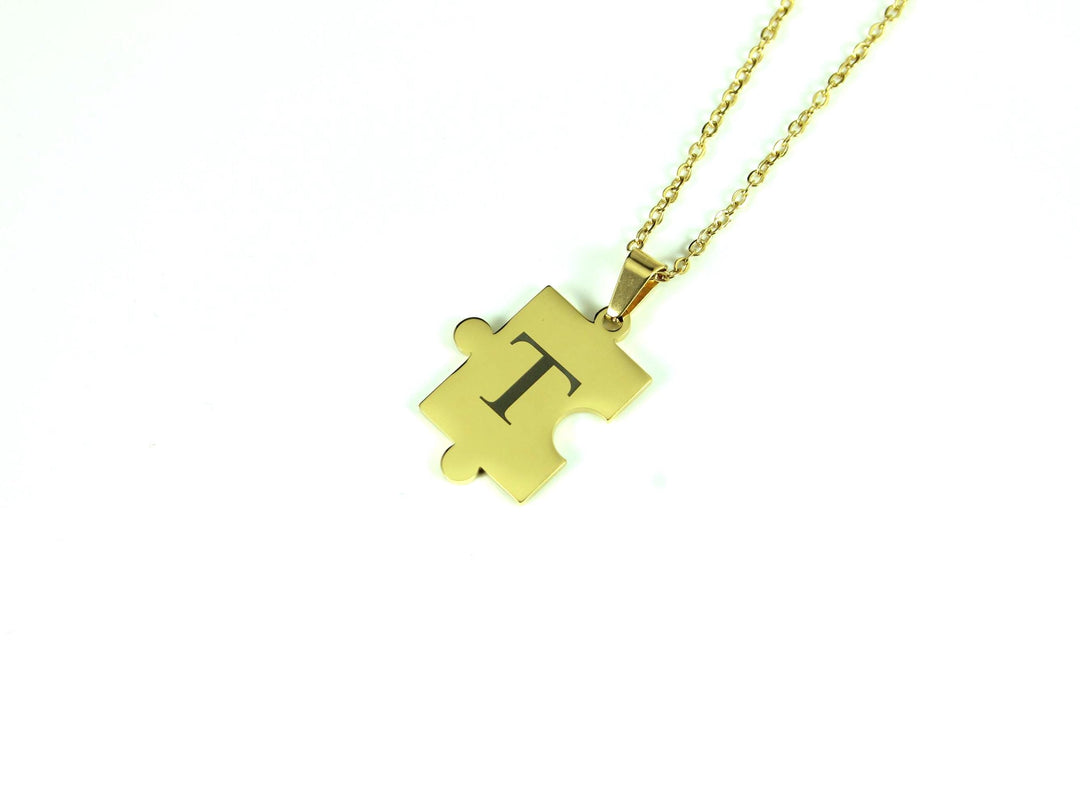 Custom Gold Puzzle Necklace