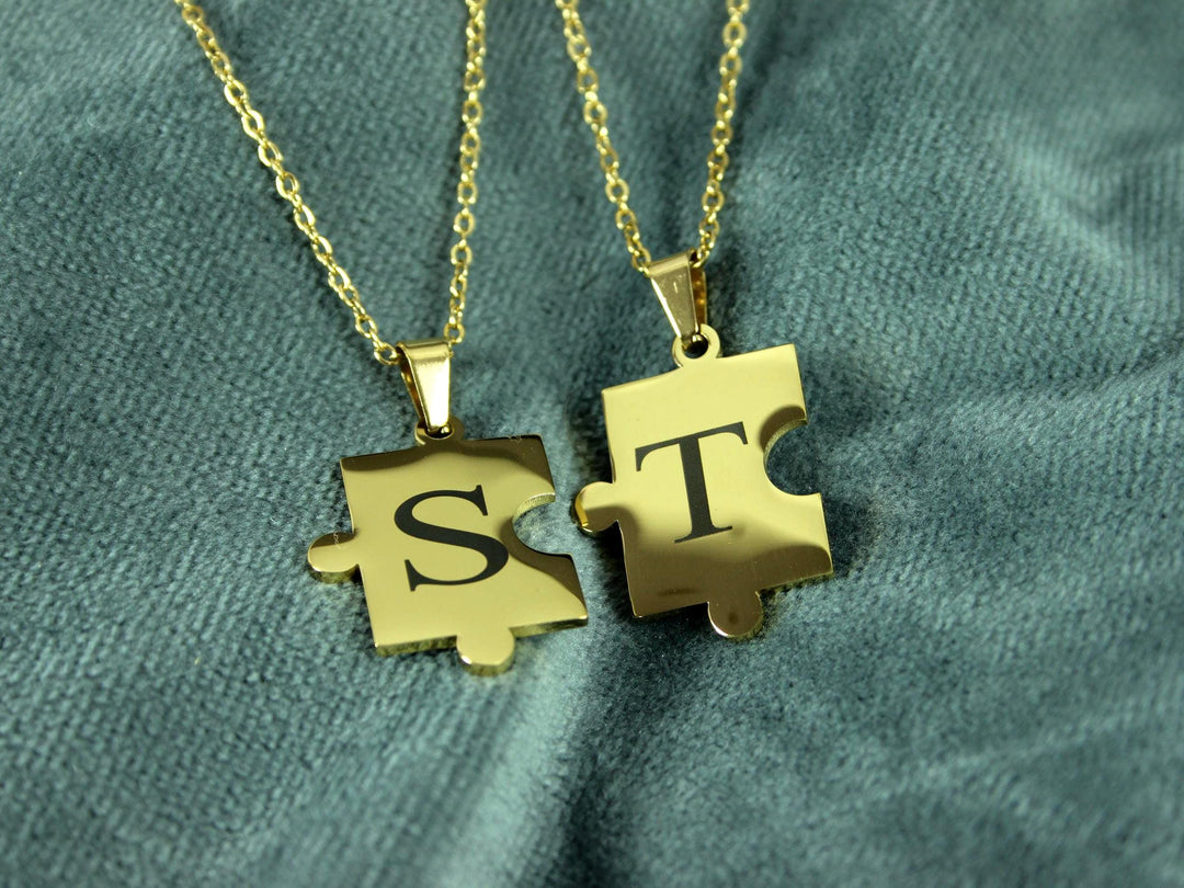 Custom Gold Puzzle Necklace