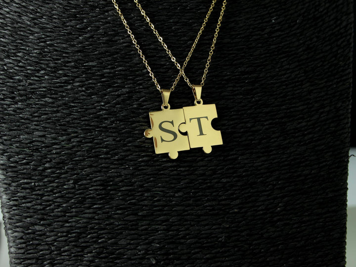 Custom Gold Puzzle Necklace