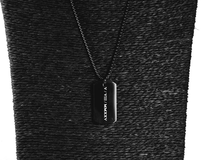 Black Victorian Style Roman Numerals
