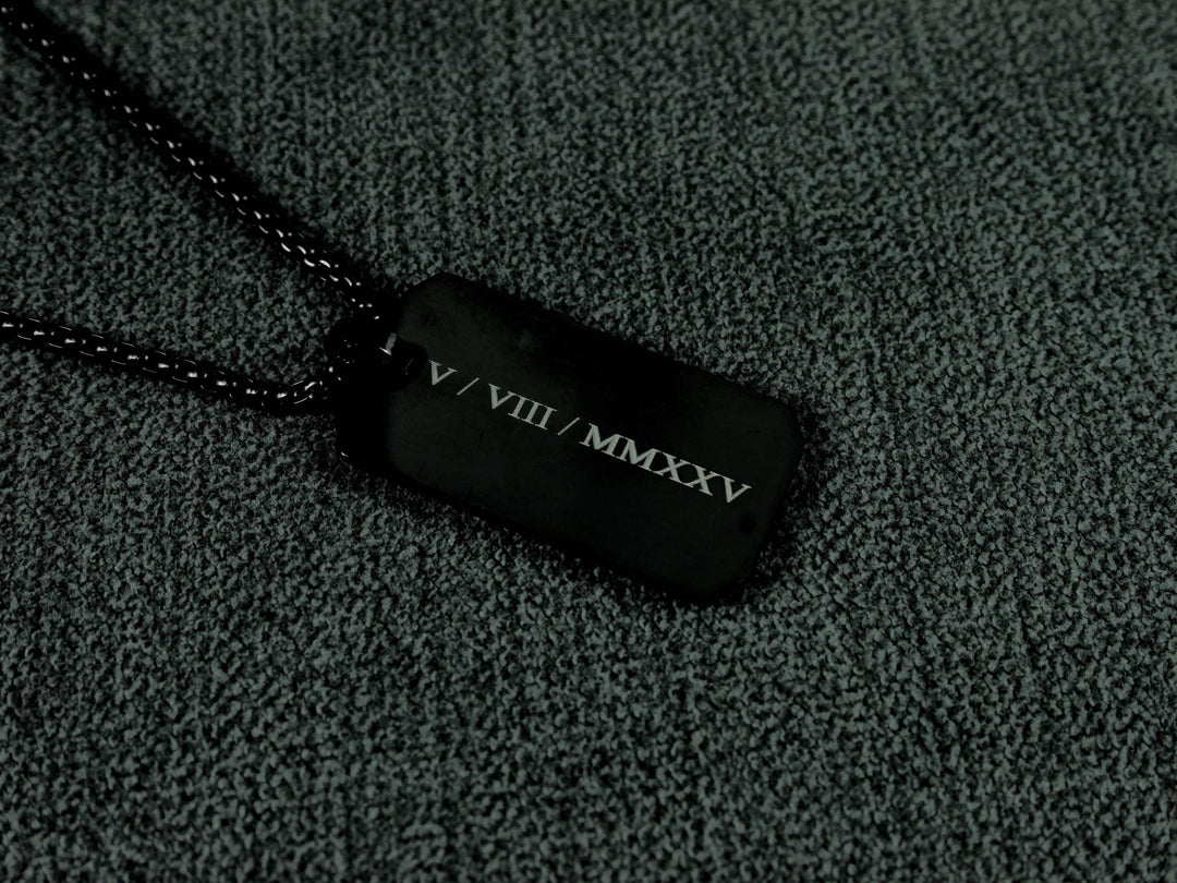 Black Victorian Style Roman Numerals