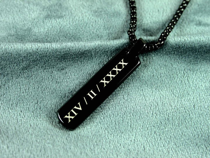 Personalised Roman Numeral Necklace