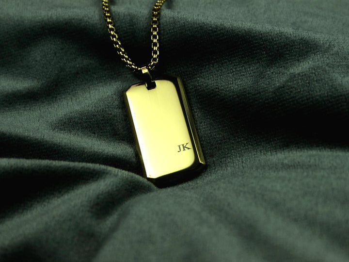 Personalised Initial Bar Necklace