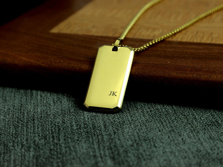 Personalised Initial Bar Necklace