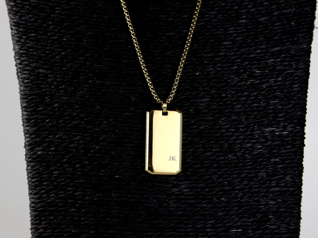Personalised Initial Bar Necklace