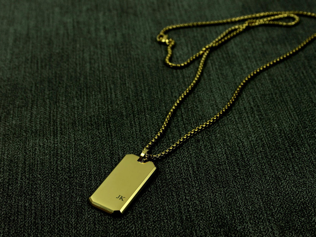 Personalised Initial Bar Necklace