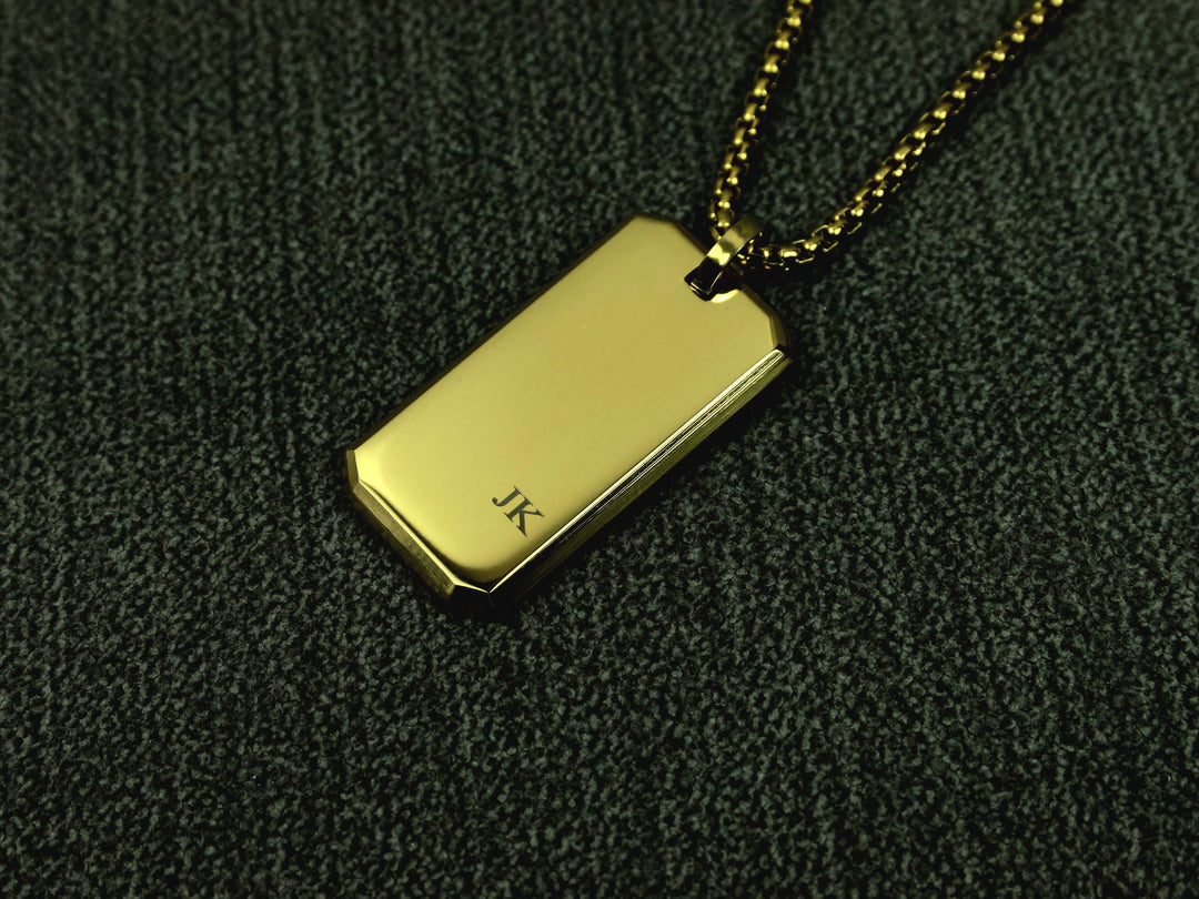 Personalised Initial Bar Necklace