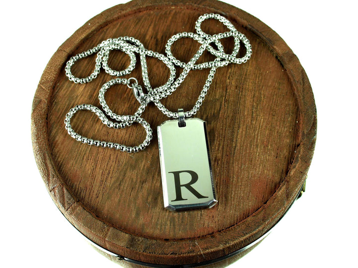 Silver Initials Pendant
