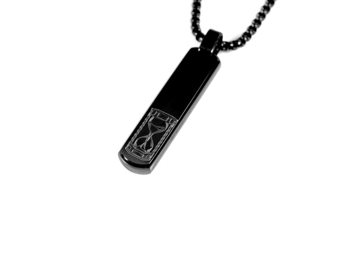 Personalised Bar Pendant, Tattoo Print Design