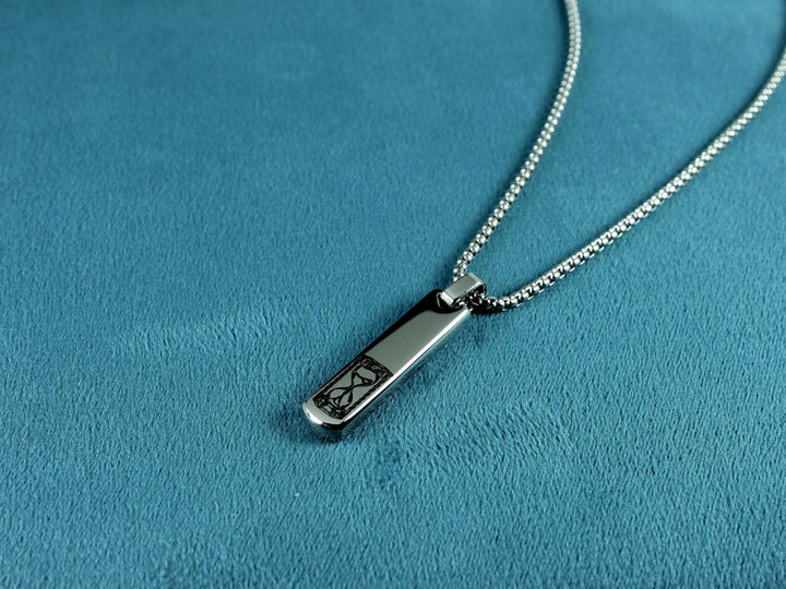Personalised Bar Pendant tattoo Print