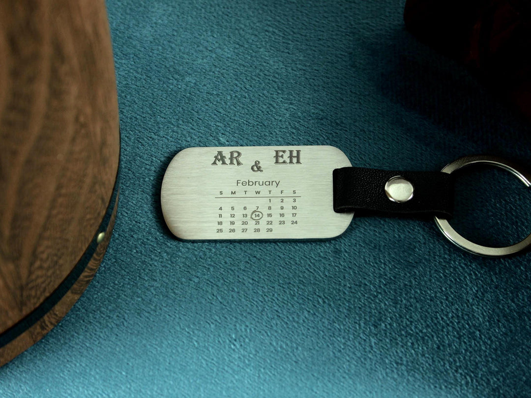 Couples Date Charm Dog Tag