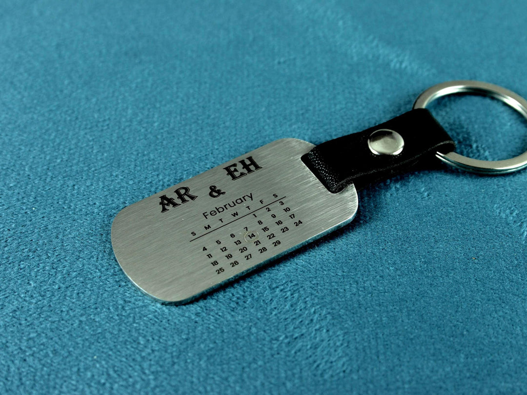 Couples Date Charm Dog Tag