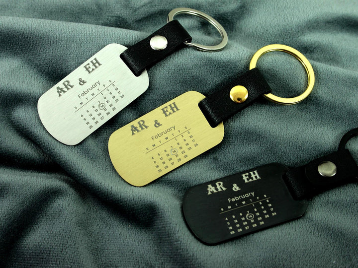 Couples Date Charm Dog Tag