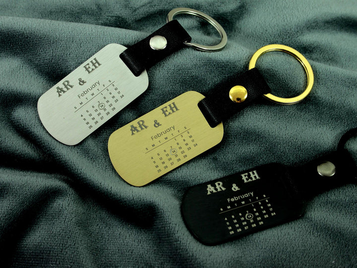 Calendar Gold Dog Tag- Personalised