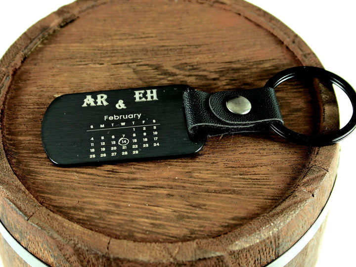 Black Dog Tag Personalised Calendar