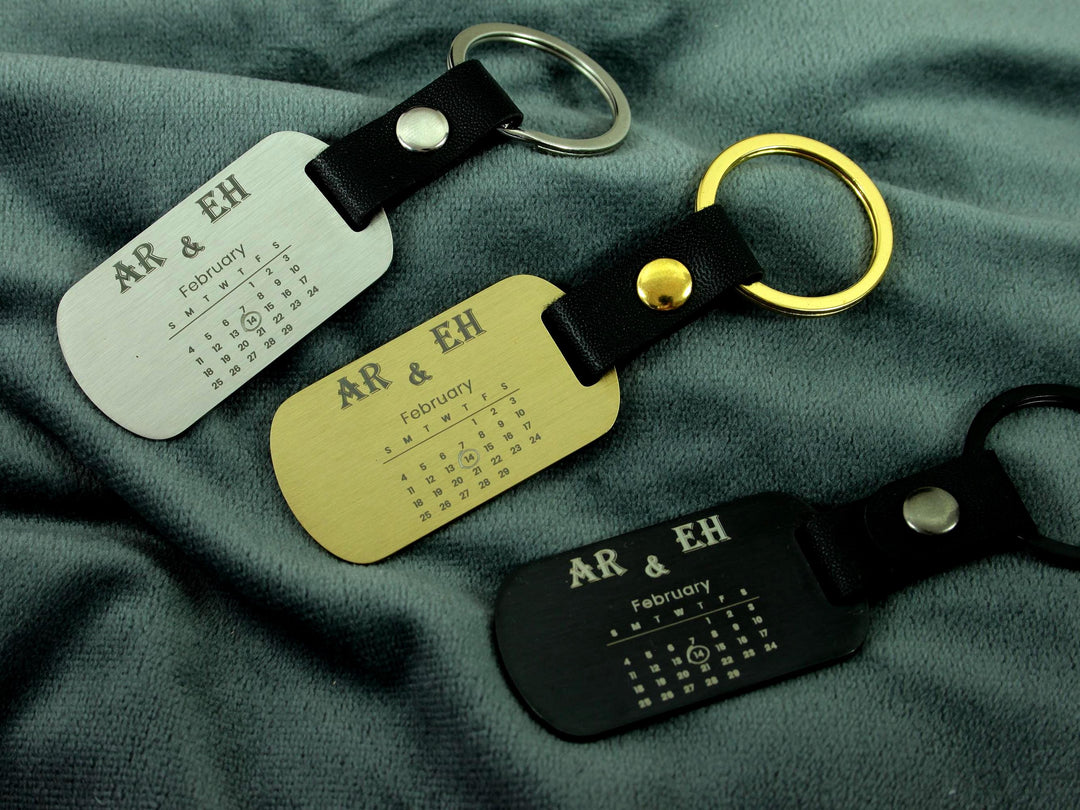 Black Dog Tag Personalised Calendar